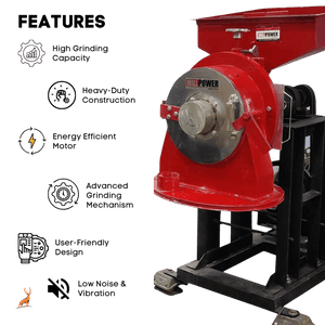 10 hp atta chakki - características - reindeer machinery