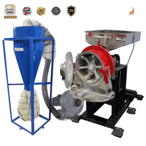 15 hp atta chakki - máquina con soplador ciclónico - maquinaria de renos