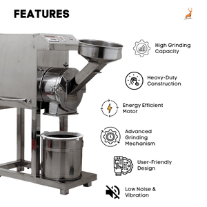 Atta chakki de 2 hp - características - Reindeer Machinery