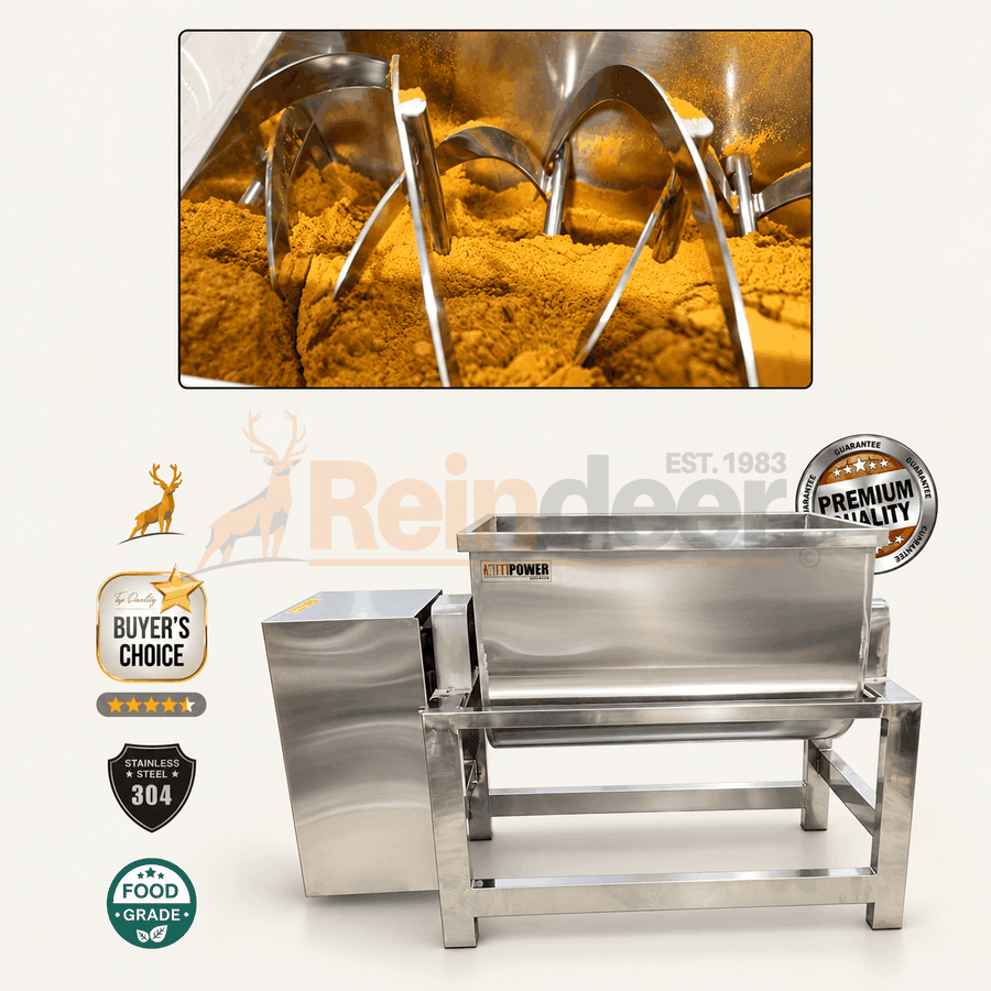 Mezcladora de cinta de 100 Ltr