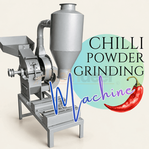 Máquina para moler chiles de 2 hp - vista frontal - Reindeer Machinery
